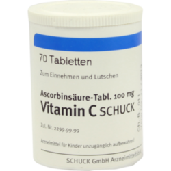 Verpackungsbild (Packshot) von ASCORBINSÄURE Tabl. 100 mg Vitamin C