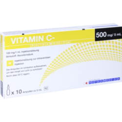 Verpackungsbild (Packshot) von VITAMIN C ROTEXMEDICA Injektionslösung