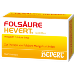 Verpackungsbild (Packshot) von FOLSÄURE HEVERT Tabletten