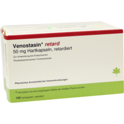 Verpackungsbild (Packshot) von VENOSTASIN retard 50 mg Hartkapsel retardiert