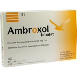 Verpackungsbild (Packshot) von AMBROXOL Inhalat Lösung für einen Vernebler