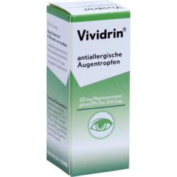 Verpackungsbild (Packshot) von VIVIDRIN antiallergische Augentropfen