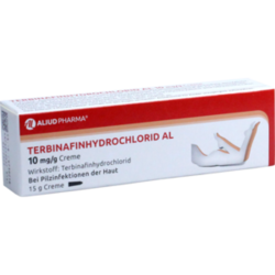 Verpackungsbild (Packshot) von TERBINAFINHYDROCHLORID AL 10 mg/g Creme