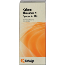 Verpackungsbild (Packshot) von SYNERGON KOMPLEX 114 Calcium fluoratum N Tropfen