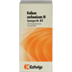 Verpackungsbild (Packshot) von SYNERGON KOMPLEX 65 Kalium carbonicum N Tabletten