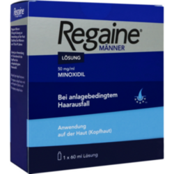 Verpackungsbild (Packshot) von REGAINE Männer 50 mg/ml Lsg.z.Anw.a.d.Kopfhaut