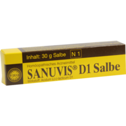 Verpackungsbild (Packshot) von SANUVIS D 1 Salbe