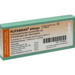 Verpackungsbild (Packshot) von RUFEBRAN allergo Ampullen