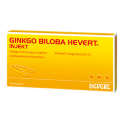 Verpackungsbild (Packshot) von GINKGO BILOBA HEVERT Injekt Ampullen