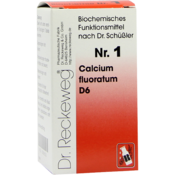 Verpackungsbild (Packshot) von BIOCHEMIE 1 Calcium fluoratum D 6 Tabletten