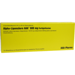 Verpackungsbild (Packshot) von ALPHA LIPONSÄURE AAA 600 mg Injektionsflaschen