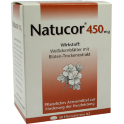 Verpackungsbild (Packshot) von NATUCOR 450 mg Filmtabletten