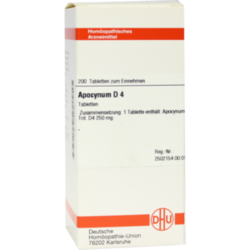 Verpackungsbild (Packshot) von APOCYNUM D 4 Tabletten