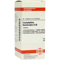 Verpackungsbild (Packshot) von CAULOPHYLLUM THALICTROIDES D 30 Tabletten