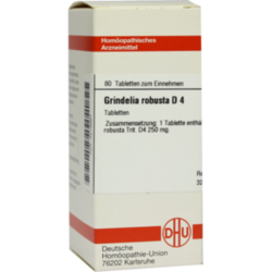 Verpackungsbild (Packshot) von GRINDELIA ROBUSTA D 4 Tabletten