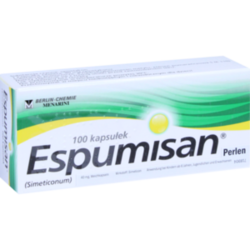 Verpackungsbild (Packshot) von ESPUMISAN Perlen 40 mg Weichkapseln