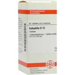 Verpackungsbild (Packshot) von SABADILLA D 12 Tabletten