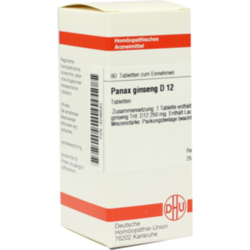 Verpackungsbild (Packshot) von PANAX GINSENG D 12 Tabletten