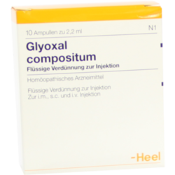 Verpackungsbild (Packshot) von GLYOXAL compositum Ampullen