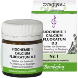 Verpackungsbild (Packshot) von BIOCHEMIE 1 Calcium fluoratum D 3 Tabletten