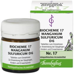 Verpackungsbild (Packshot) von BIOCHEMIE 17 Manganum sulfuricum D 6 Tabletten