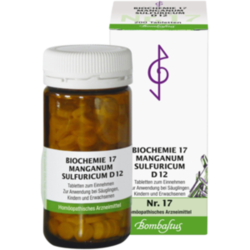 Verpackungsbild (Packshot) von BIOCHEMIE 17 Manganum sulfuricum D 12 Tabletten