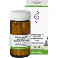 Verpackungsbild (Packshot) von BIOCHEMIE 18 Calcium sulfuratum D 12 Tabletten