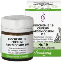 Verpackungsbild (Packshot) von BIOCHEMIE 19 Cuprum arsenicosum D 6 Tabletten