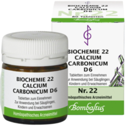 Verpackungsbild (Packshot) von BIOCHEMIE 22 Calcium carbonicum D 6 Tabletten