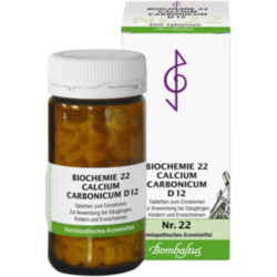 Verpackungsbild (Packshot) von BIOCHEMIE 22 Calcium carbonicum D 12 Tabletten