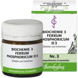 Verpackungsbild (Packshot) von BIOCHEMIE 3 Ferrum phosphoricum D 3 Tabletten
