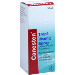 Verpackungsbild(Packshot) von CANESTEN Tropflösung Spray