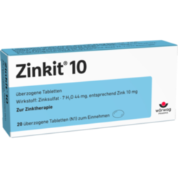 Verpackungsbild (Packshot) von ZINKIT 10 überzogene Tabletten