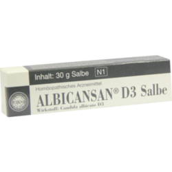 Verpackungsbild (Packshot) von ALBICANSAN D 3 Salbe