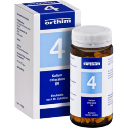 Verpackungsbild(Packshot) von BIOCHEMIE Orthim 4 Kalium chloratum D 6 Tabletten