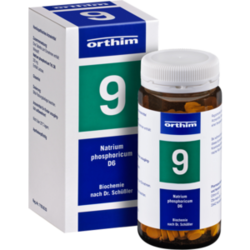 Verpackungsbild(Packshot) von BIOCHEMIE Orthim 9 Natrium phosphoricum D 6 Tabl.