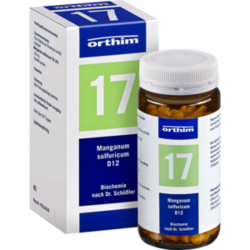 Verpackungsbild(Packshot) von BIOCHEMIE Orthim 17 Manganum sulfuricum D 12 Tabl.