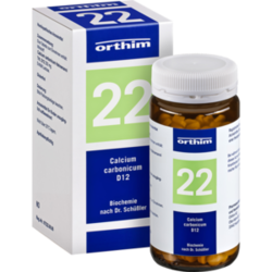 Verpackungsbild(Packshot) von BIOCHEMIE Orthim 22 Calcium carbonicum D 12 Tabl.
