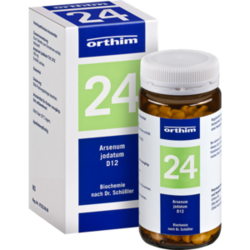 Verpackungsbild(Packshot) von BIOCHEMIE Orthim 24 Arsenum jodatum D 12 Tabletten