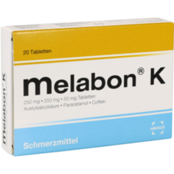 Verpackungsbild (Packshot) von MELABON K Tabletten
