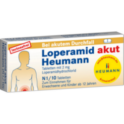 Verpackungsbild (Packshot) von LOPERAMID akut Heumann Tabletten