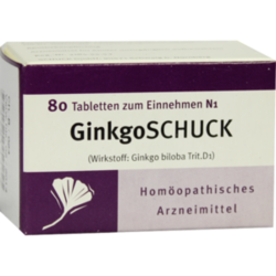 Verpackungsbild (Packshot) von GINKGOSCHUCK Tabletten