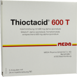 Verpackungsbild (Packshot) von THIOCTACID 600 T Injektionslösung