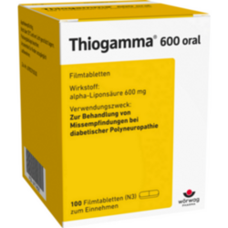 Verpackungsbild (Packshot) von THIOGAMMA 600 oral Filmtabletten