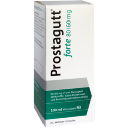 Verpackungsbild(Packshot) von PROSTAGUTT forte 80/60 mg flüssig
