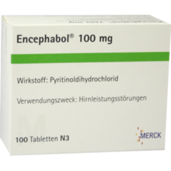 Verpackungsbild (Packshot) von ENCEPHABOL 100 mg überzogene Tabletten