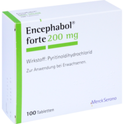 Verpackungsbild (Packshot) von ENCEPHABOL forte 200 mg überzogene Tabletten