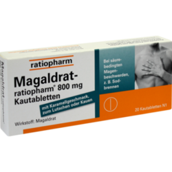 Verpackungsbild (Packshot) von MAGALDRAT-ratiopharm 800 mg Tabletten