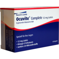 Verpackungsbild (Packshot) von OCUVITE Complete 12 mg Lutein Kapseln