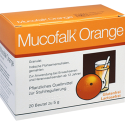 Verpackungsbild (Packshot) von MUCOFALK Orange Gran.z.Herst.e.Susp.z.Einn.Beutel